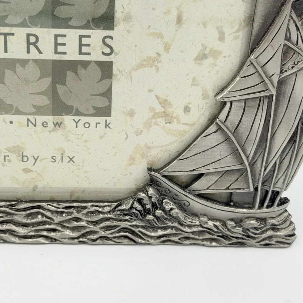 Sixtrees Lighthouse Sailboat 4x6 Photo Frame Nautical Coastal Beach